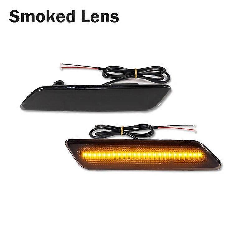 2kpl keltainen auton etupuskurin sivumerkki LED-valot Chrysler Sebring sedanille ja vaihdettavat sivuvalot / ajovalot 12V