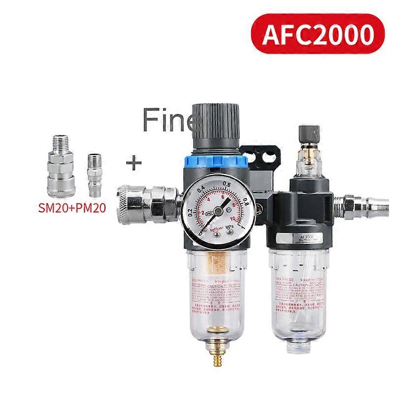 Pneumatic Air Source Processor AFC2000 + AL2000 G1 / 4 AFC2000 air compressor oil and water separator filter regulator trap