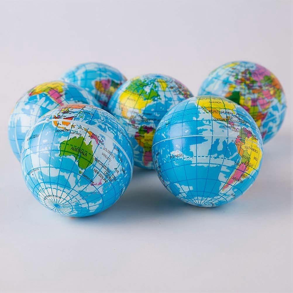 10cm World Map Foam Ball Atlas Globe Palm Ball Planet Earth Ball Funny ...