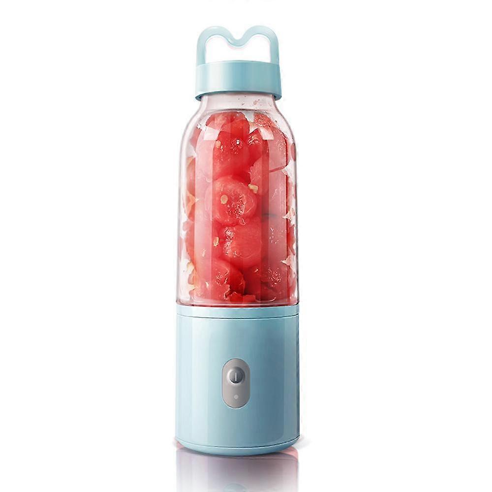 Portable Blender ,Personal Blender for Shakes and Smoothies, Mini Blender USB Rechargeable with 4 Blades, Handheld BlenderBlue