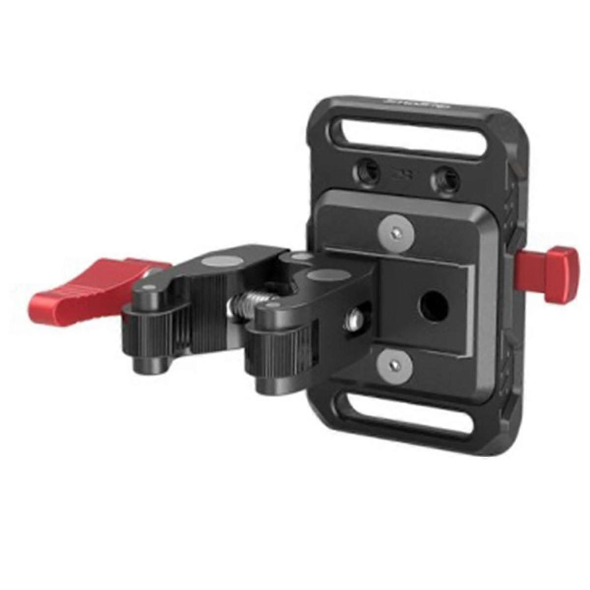 Mini V Mount Battery Plate V-Lock Mount Battery Plate with Crab-Shaped Clamp for Universal Camera Accessories 2989