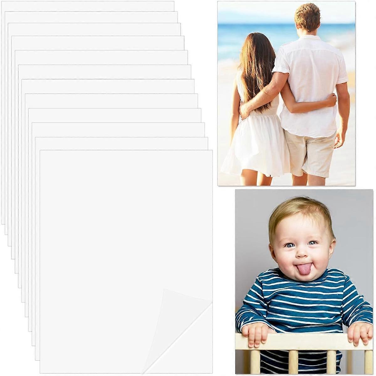 12Pcs Sublimation Metal Photo Blanks Signs - 8x12In Photo Sign Blank Poster Wall Photo Frame Metal