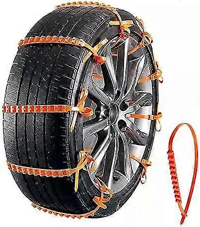 20pcs Reusable Anti Snow Chains Of Caruniversal Adjustable Emergency Portable Snow Tire Chains For Car Suv Pickup Trucks Car Snow Chains Non-slip Cabl