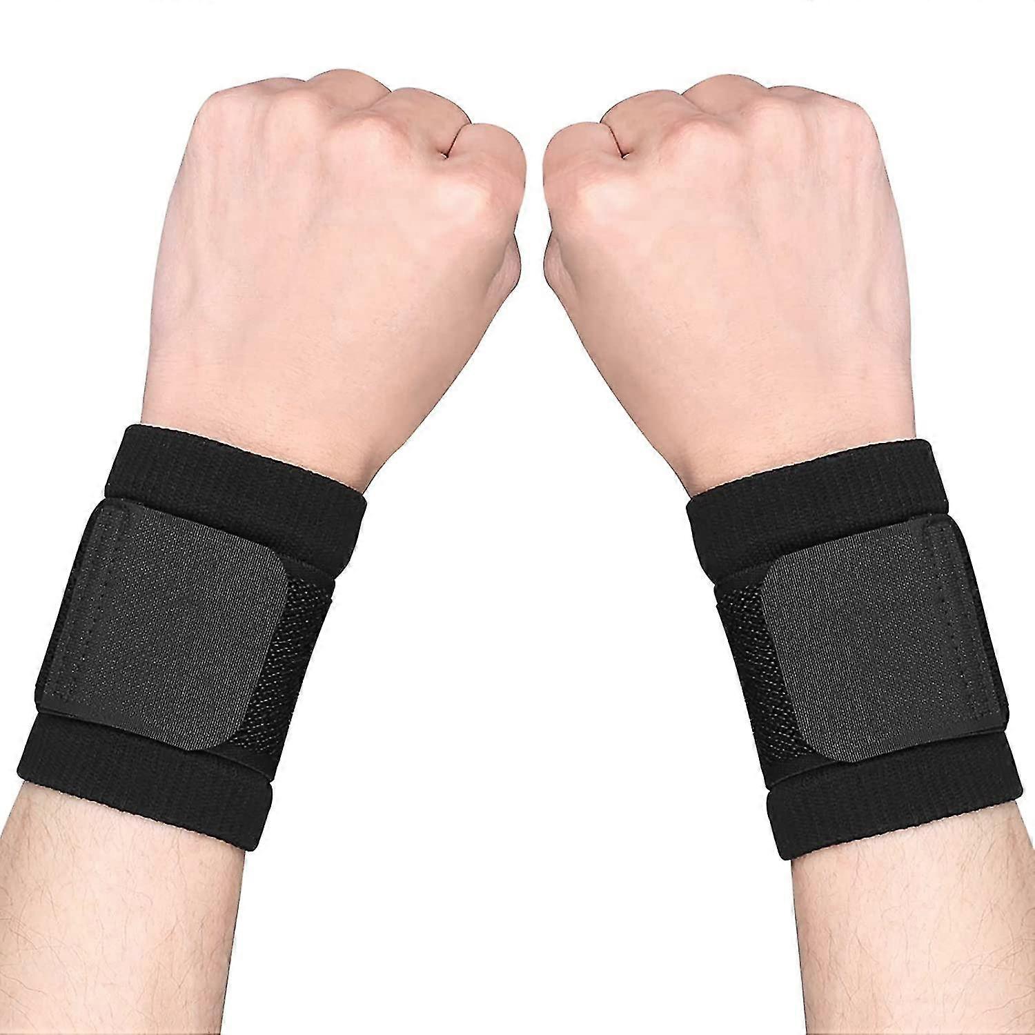 1 Pair Wrist Brace, Elastic Adjustable Carpal Tunnel Wrist Support For Wrist Tendonitis Arthritis Pain Relief