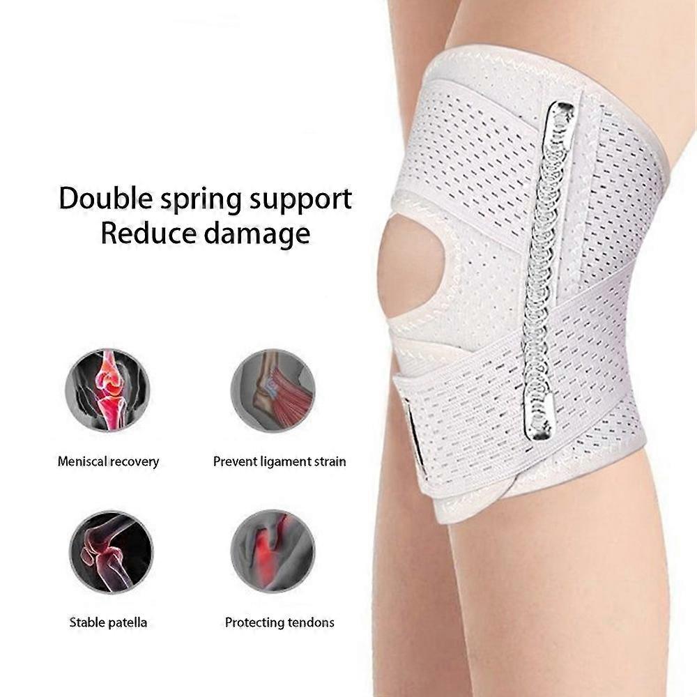 Kniebrace Kniesteun Compressiemouw Met Zijstabilisatoren Siliconen