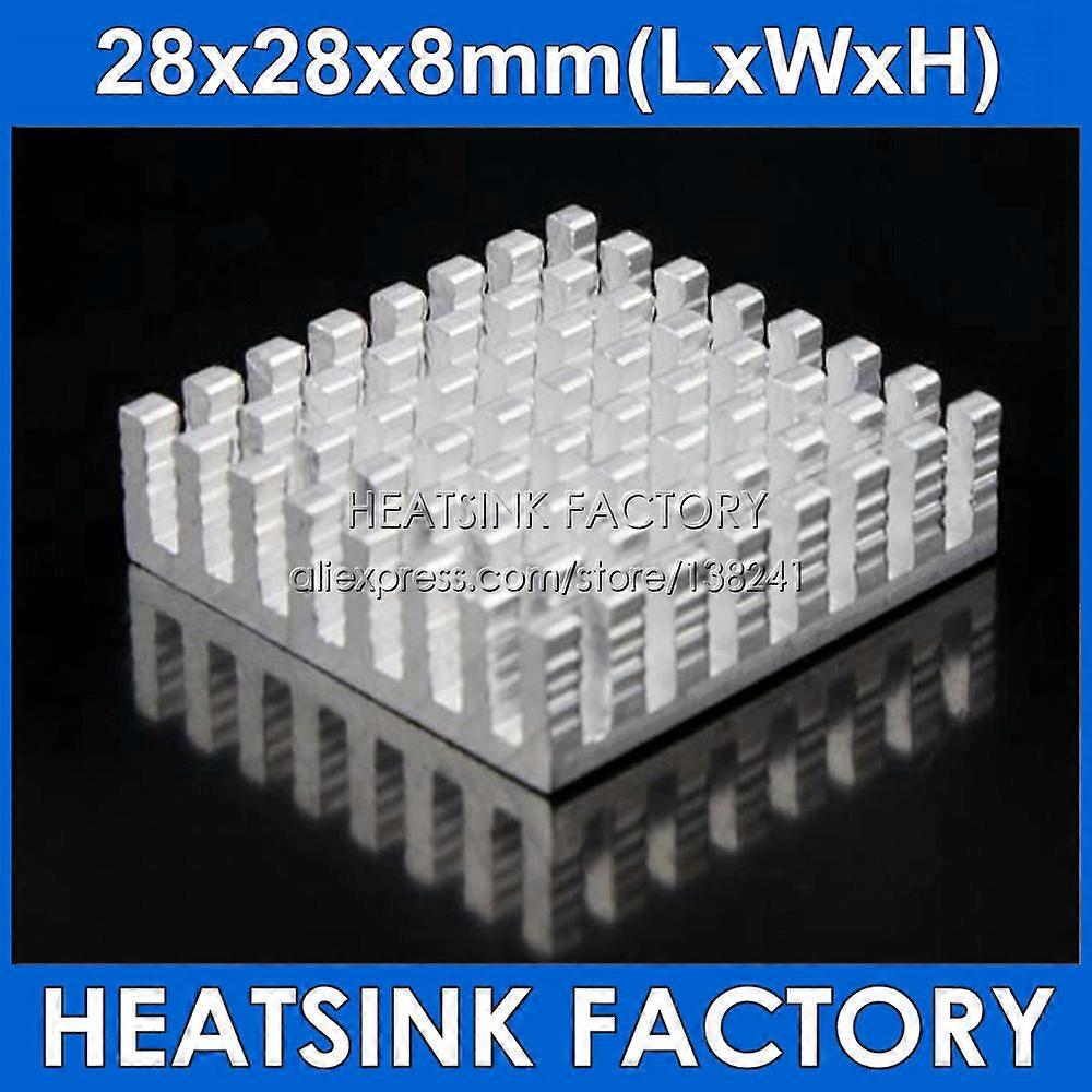6pcs 28*28*8mm Series Cooling Accessories DIY Heatsink CPU GPU IC Memory Chip Aluminum Heat Sink Cooler Radiator