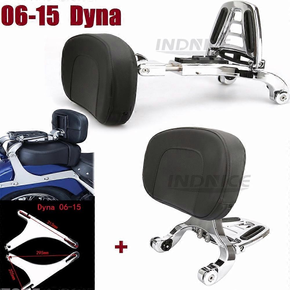 Adjustable Driver Passenger Backrest For harley Dyna models 2006-2015 Street bob Adjustable Backrest