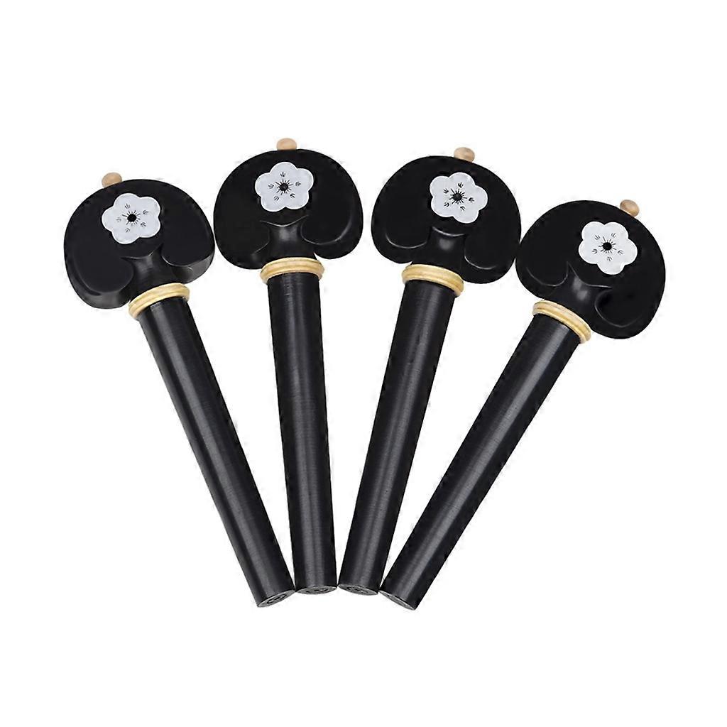 4Pcs Cello Peg Drop Cello Shaft Handle Cello Ebony Cello Peg Cello Accessories