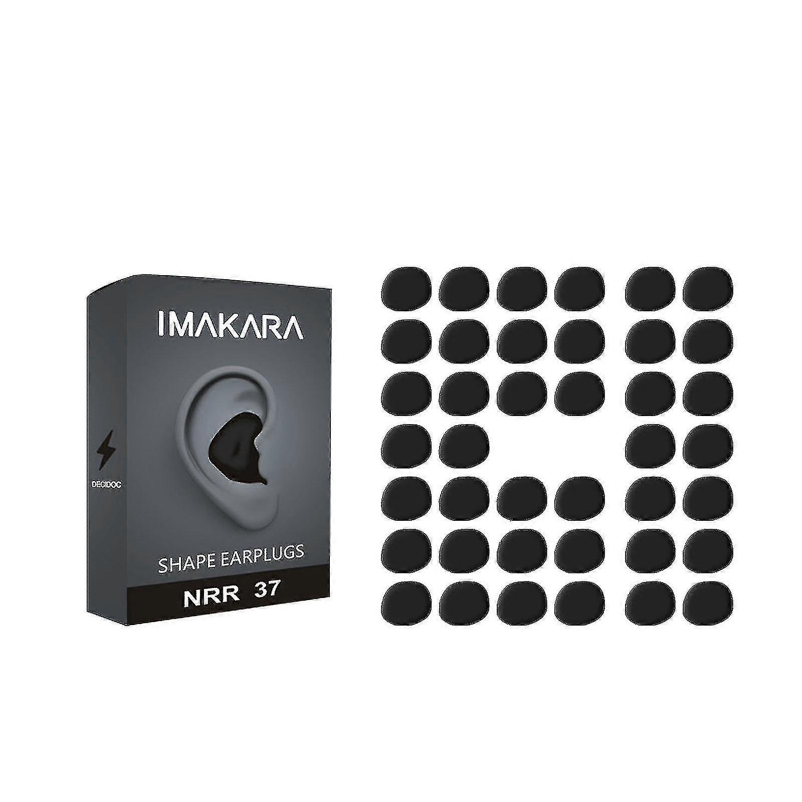 Sound Insulation Proof Noise Sleep Work Students Sleep Proof Noise Snoring Fit Molded Rubber Earplugs Mute