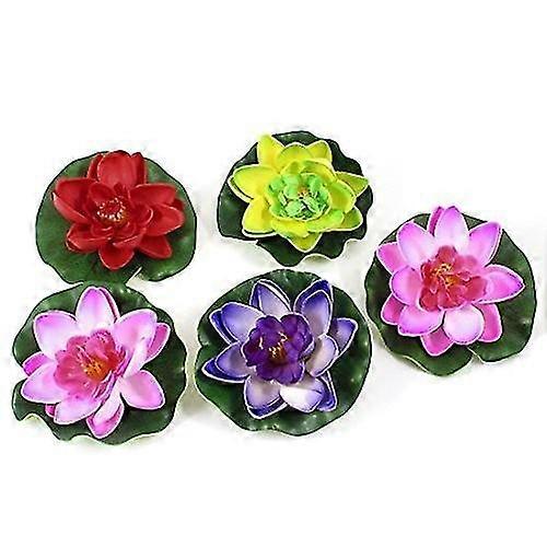 Artificial Water Lily Foam Lotus Flower Pond Decor
