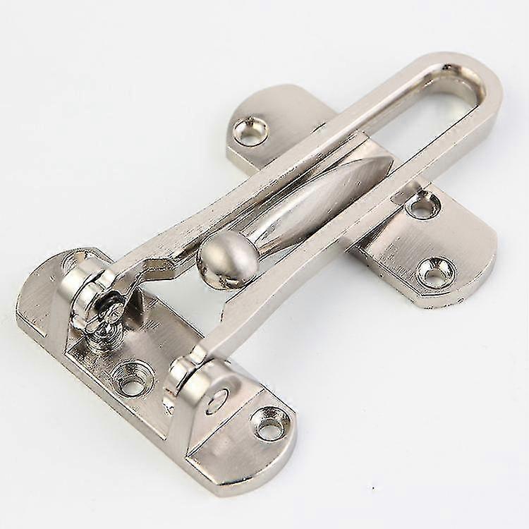 4 Pack Door Lock Latch For Home Security - Safety Childproof Reinforcement Door Stopper