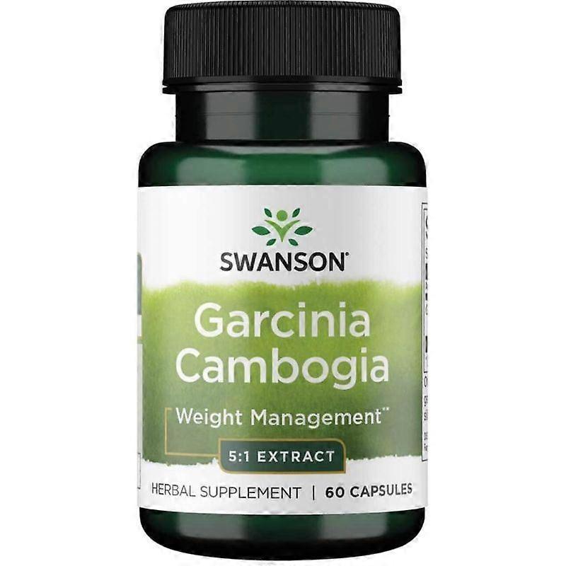 Swanson Garcinia Cambogia 5:1 Extract 80mg Capsules 60