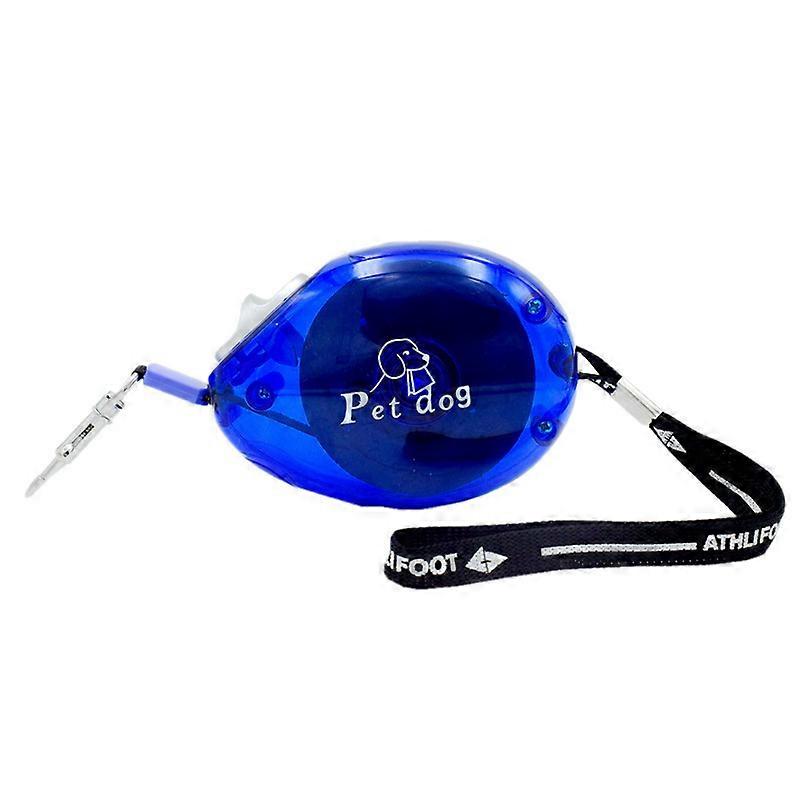 Retractable Dog Leash (Cord), 16 ft, Medium, Blue