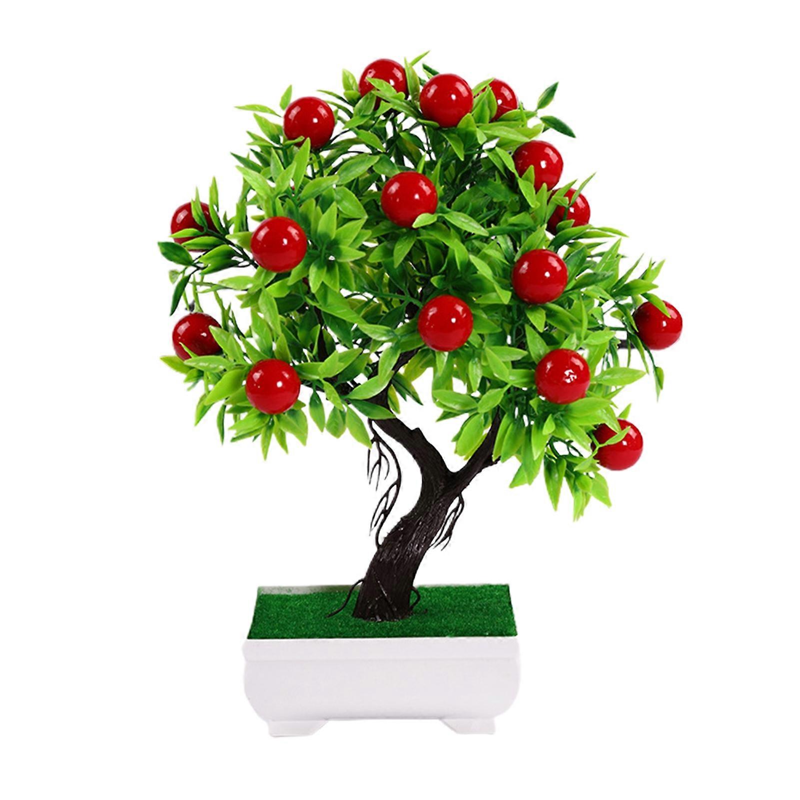1Pc No Watering Artificial Potted Plant Clear Texture Plastic Table Centerpieces Fake Flower Wedding Decor