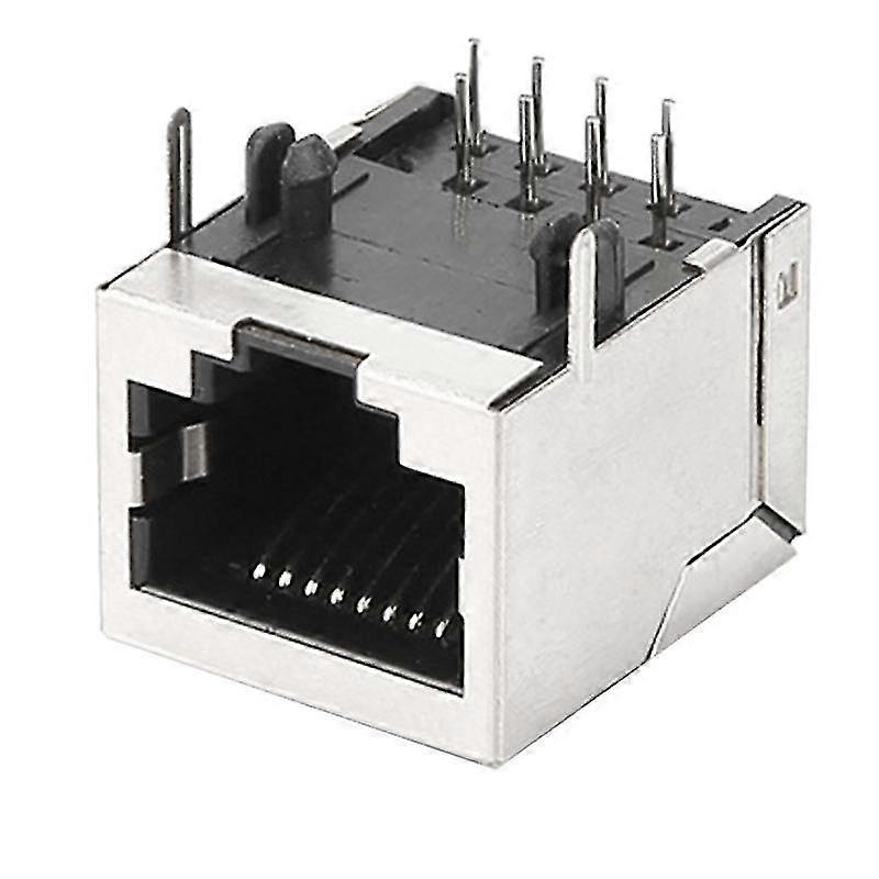 20 Pcs Rj45 Socket 8 Pin Cable Interface Shielded Connector Female 8p8c Modular Network Jack Lan Ad