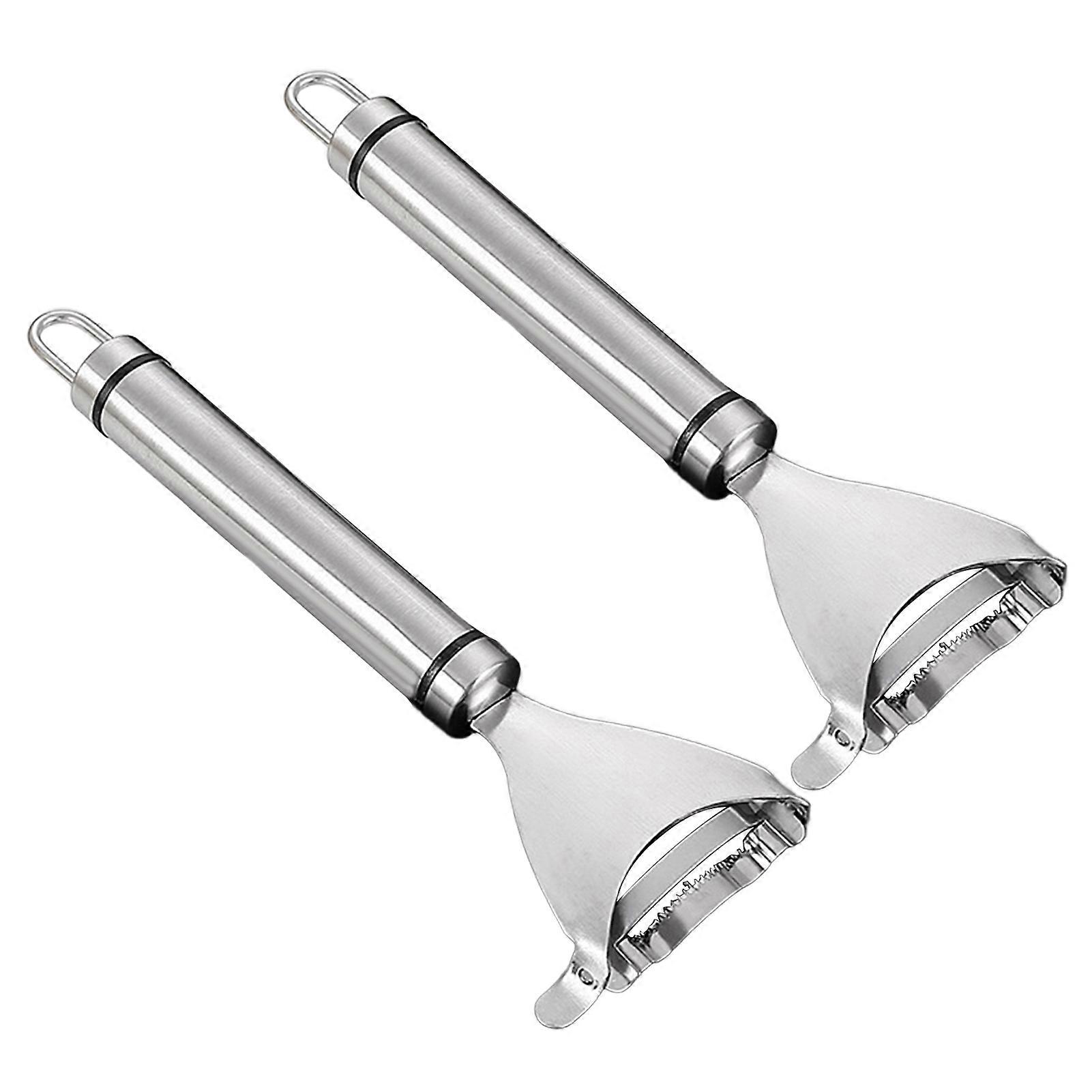 2Pcs Magic Corn Peeler with Sharp Stainless Steel Blades Smooth Handle Quick And Clean Corn Kernel Removal Tool KAESI