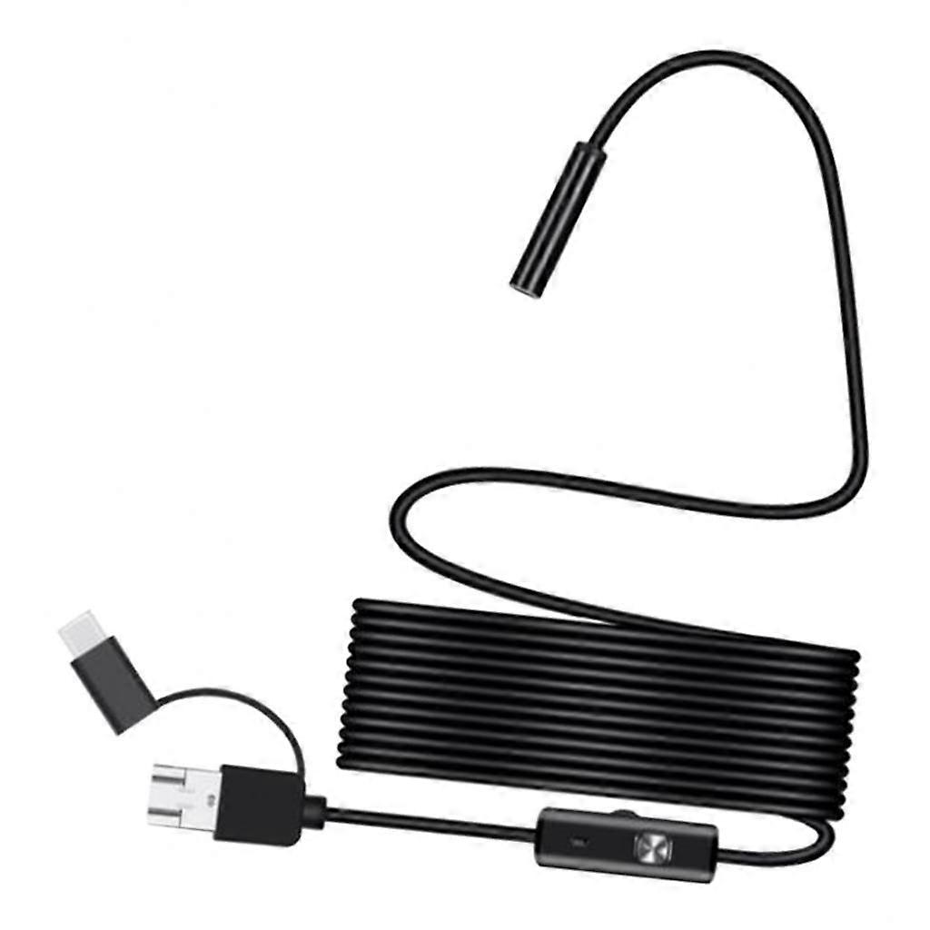 Endoscope 7mm Flexible Cable Borescope for Android Smartphone PC 1m