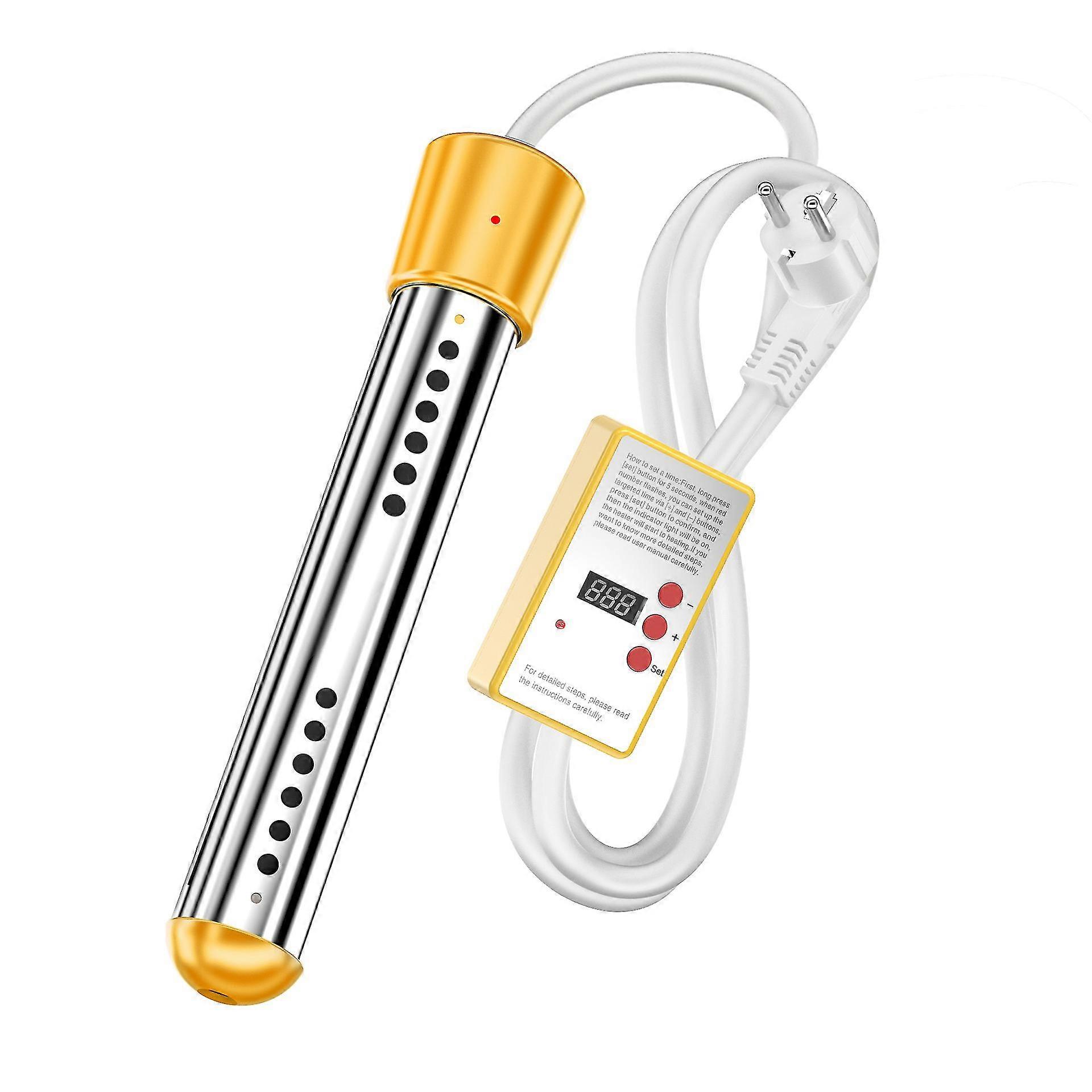 Electric Submersible Water Heater 3000w Swimming Pool Rapid Heating Heating Rod Intelligent Timing