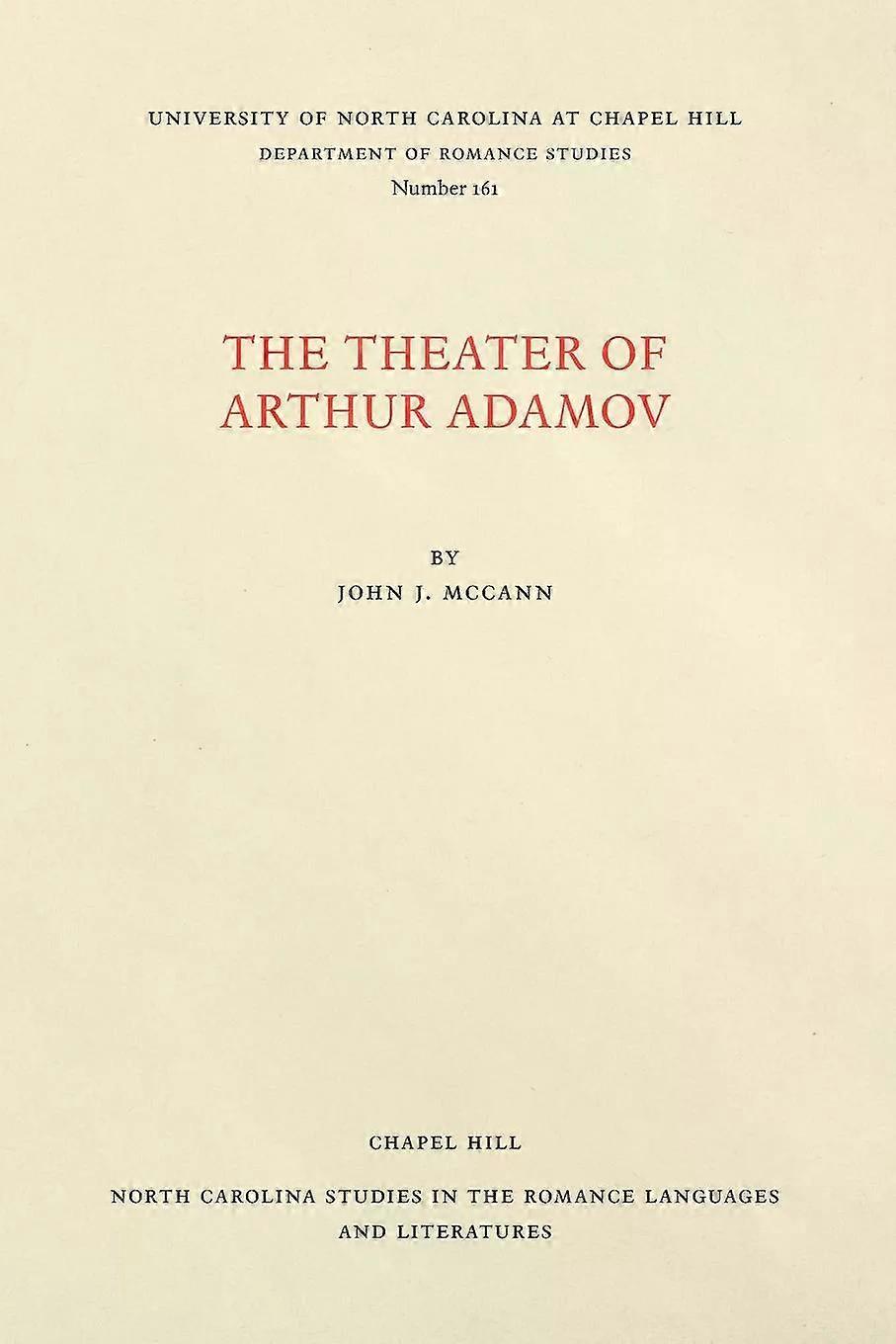 Het theater van Arthur Adamov