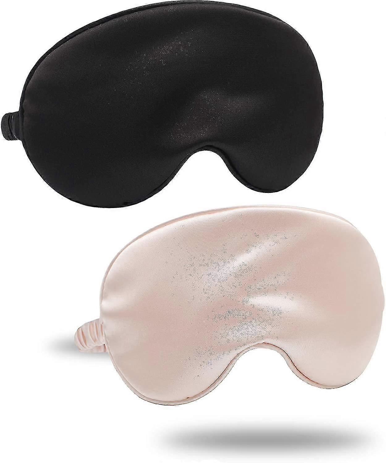 Silk Satin Sleep Mask With Elastic Strap Eye Sleeping Blindfold