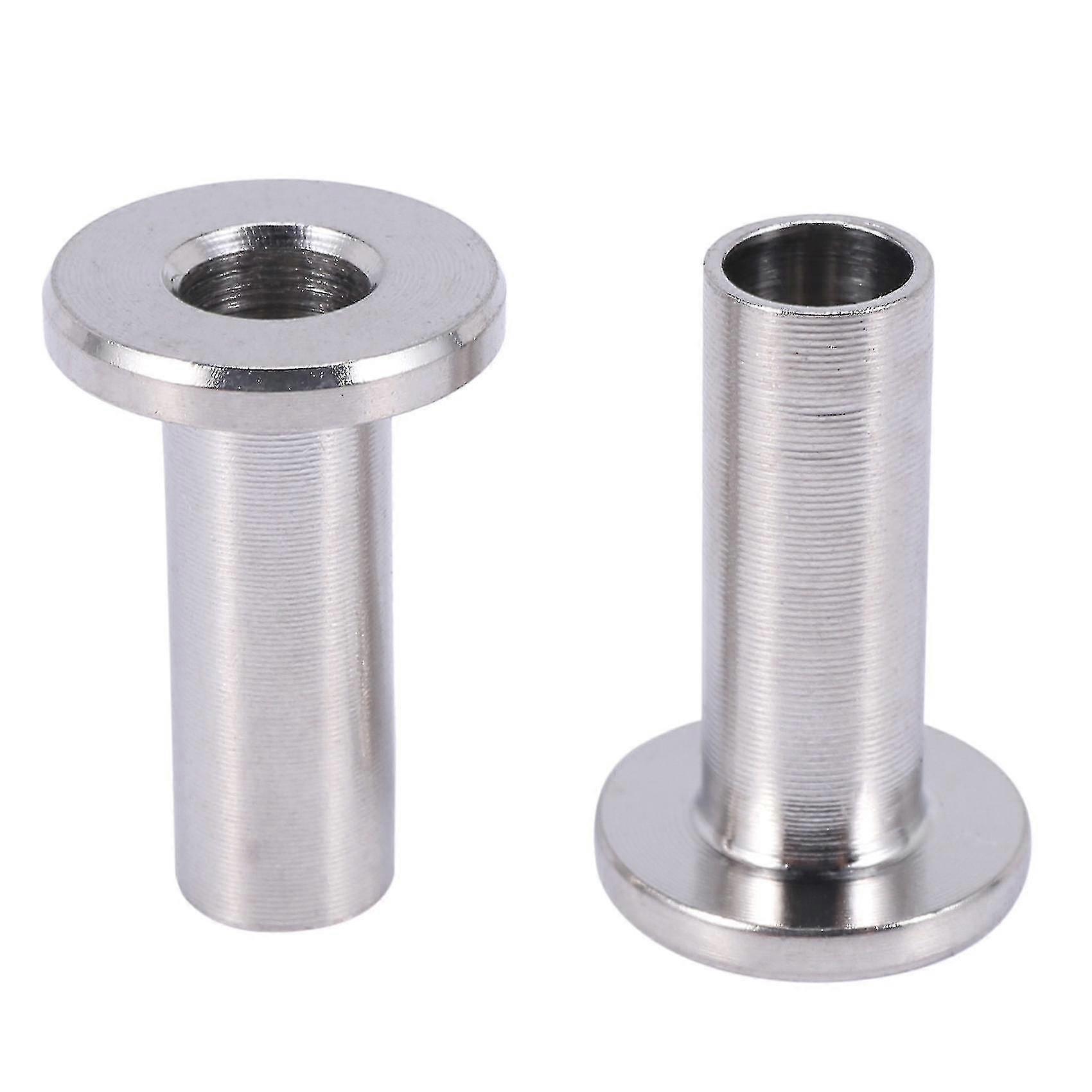 שרוולי מגן נירוסטה עבור מעקה כבל 1/8 אינץ ', עמודי עץ, מעקה DIY T316 מרין (הסתבכות)