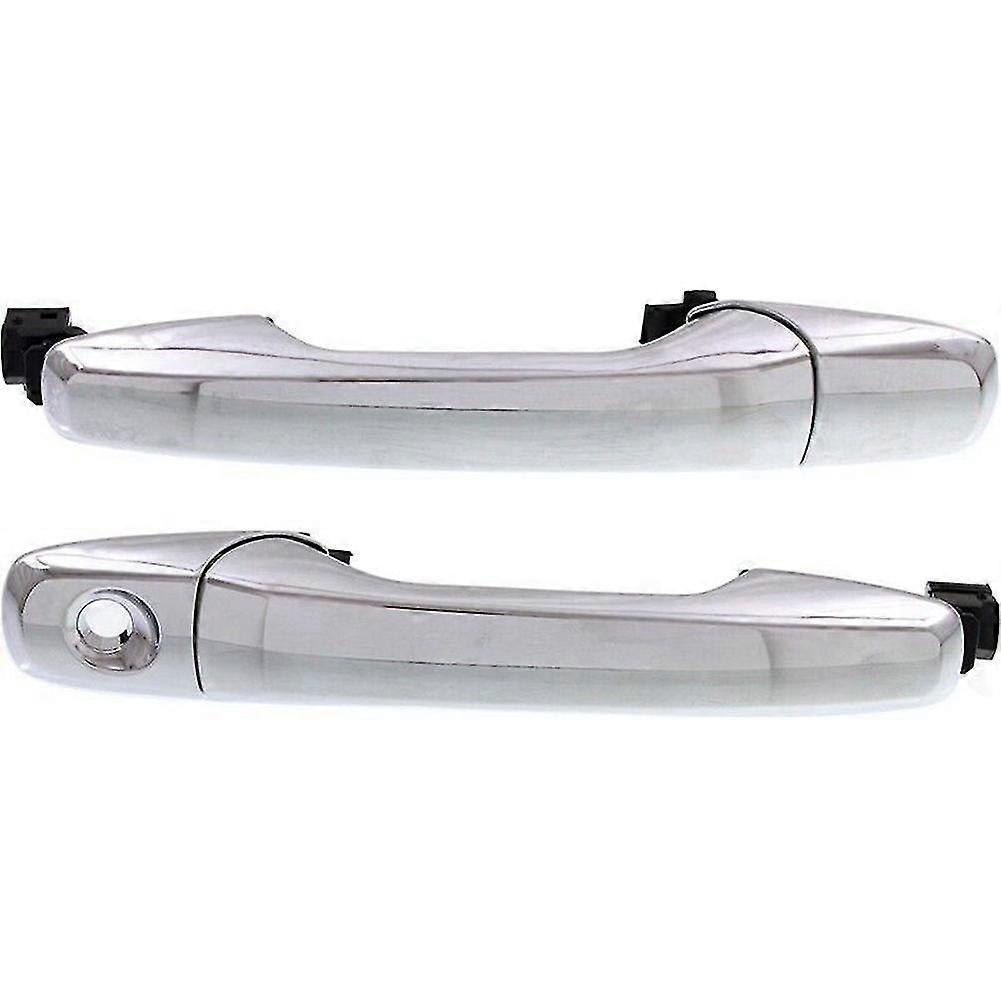 2set Exterior Outside Door Handle Chrome Front Left And Right Side For Explorer Edge 2011-2014 Bb5z