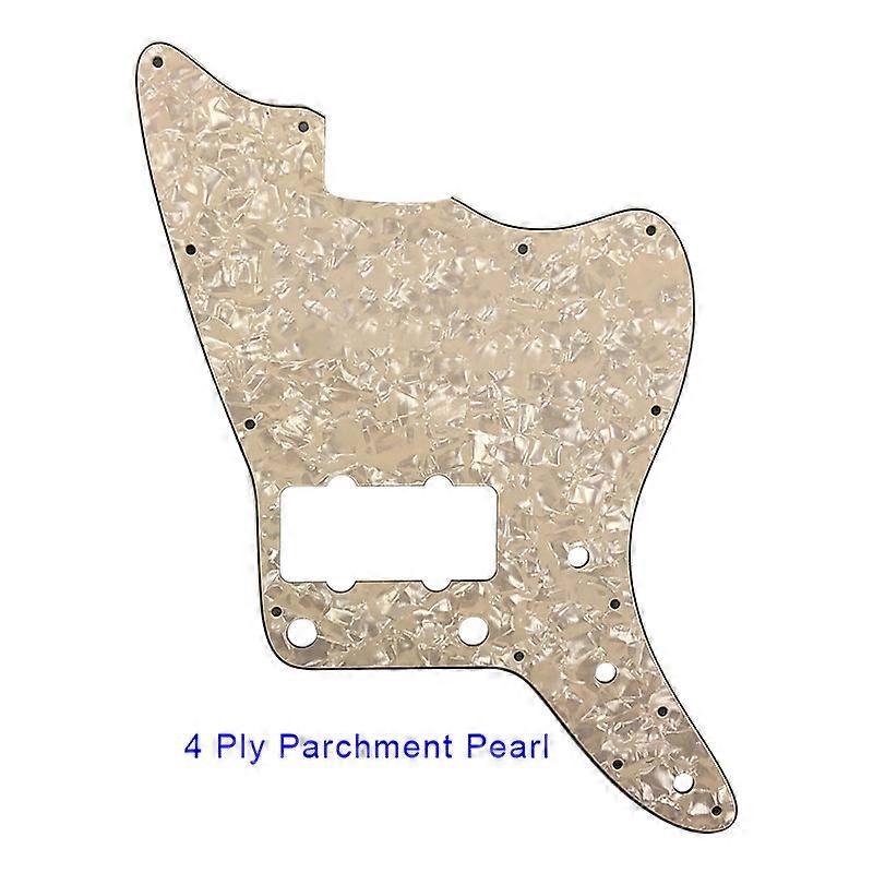 Xin Yue Custom Guitar Parts For US No Upper Controls Jazzmaster Style Guitar Pickguard With Pickups Scratch Replacement