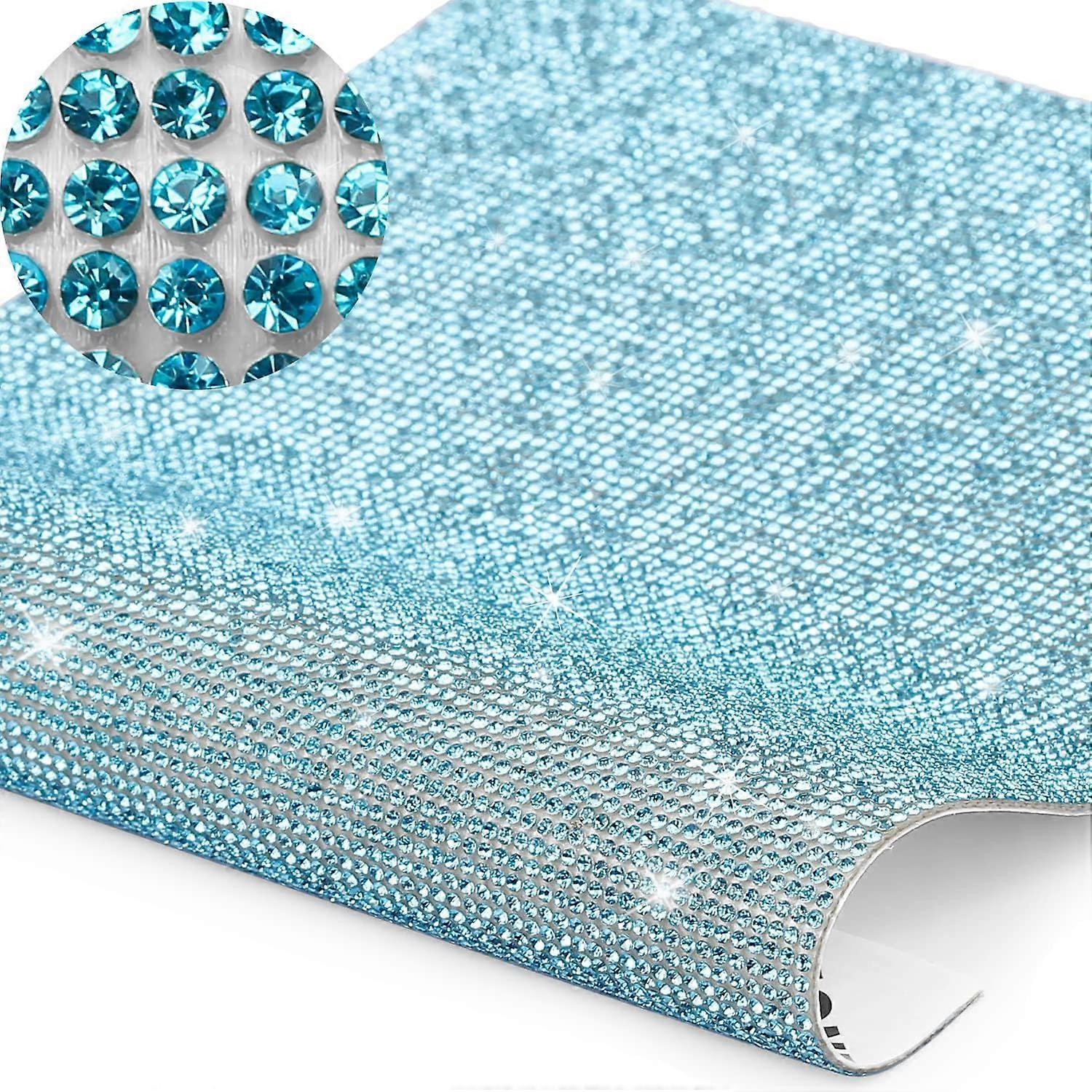 بلينغ كريستال حجر الراين DIY ملصق الديكور 9.4 × 8 بوصة ، متوفر في ستة وثلاثين لونا