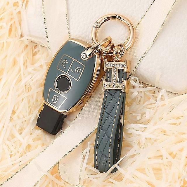 1PC Car Key Case Cover For Mercedes Benz W203 W210 W211 W124 W202 W204 W212 AMG
