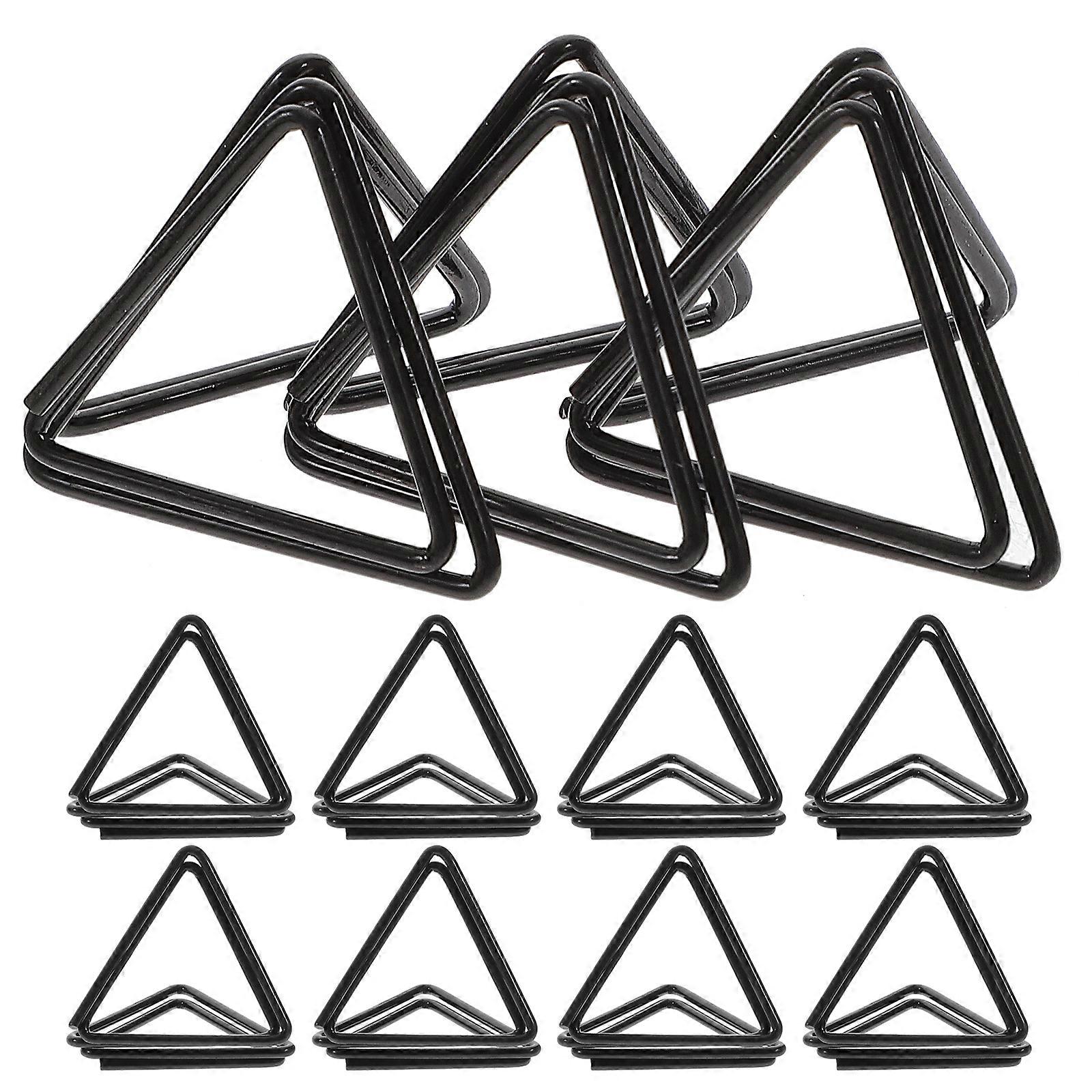 30Pcs Shaped Paper Clips Wedding Invitations Clips Triangle Paper Clips for Various Special Projects
