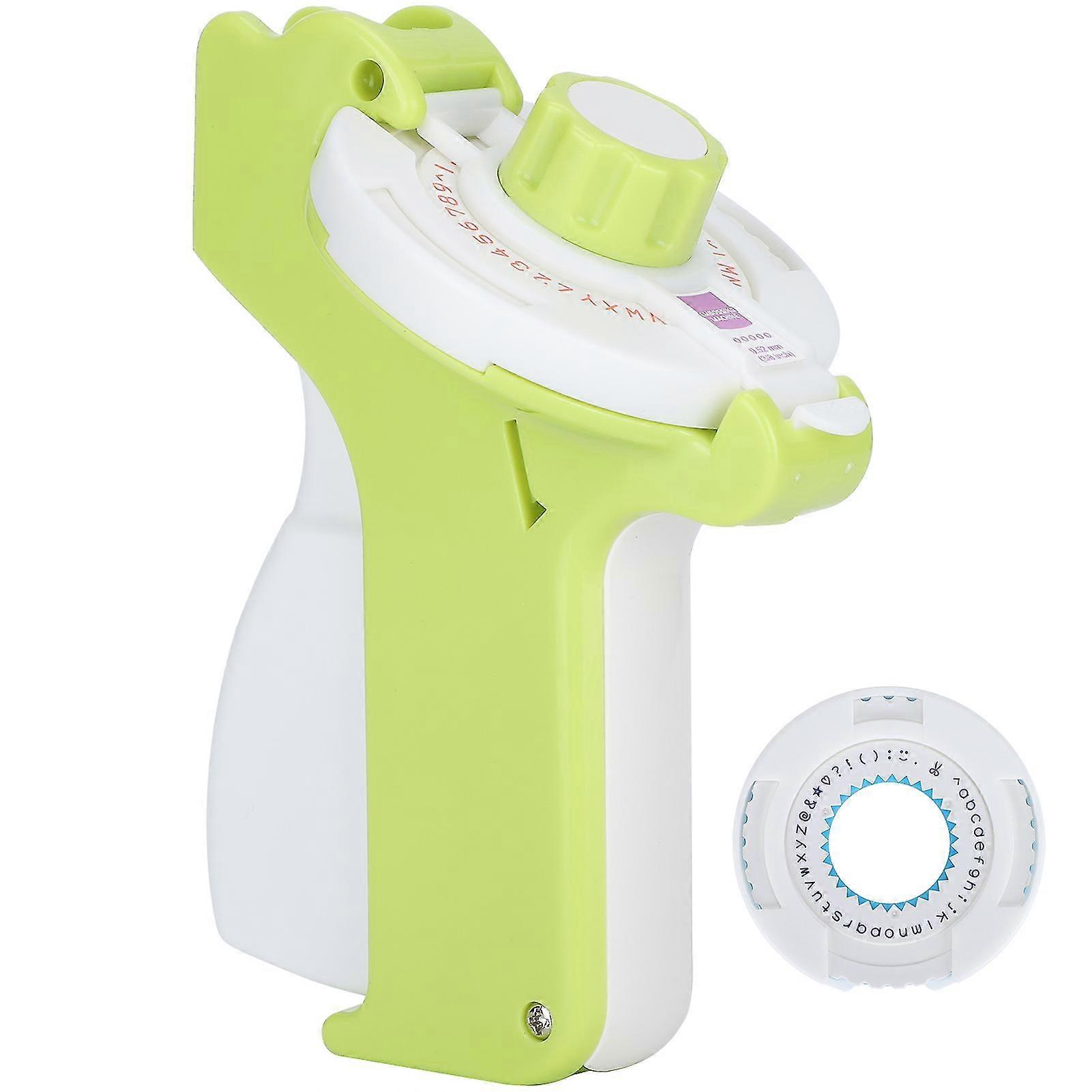 Portable Mini Handheld 3D Embossing Label Maker with Tape and Letter Case