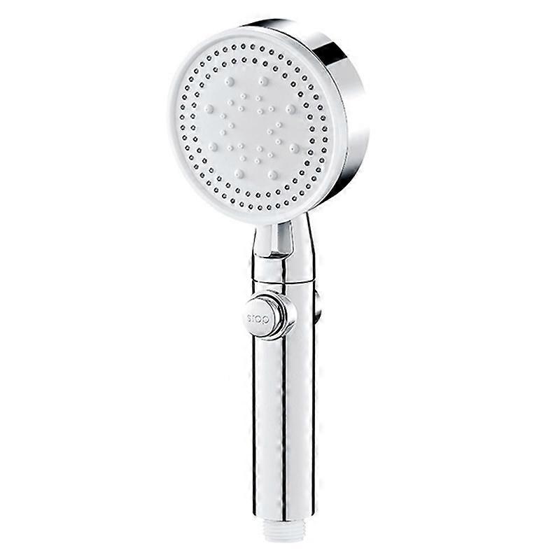 Shower Water Heater Handheld 6-speed Nozzle Silver