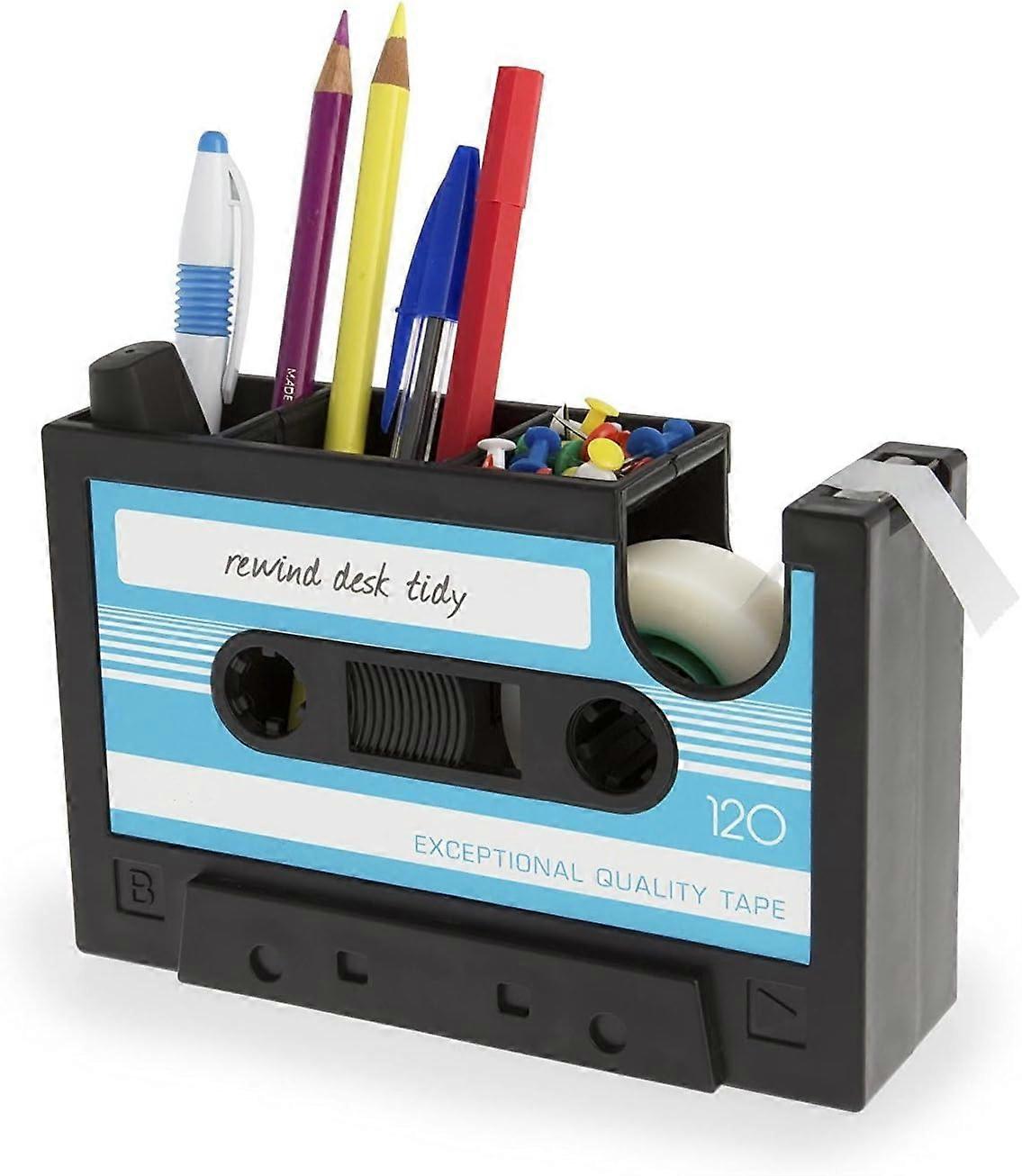 Creative Pencil Box Shape Retro Box Unfolder Scottish Scrolls Organizer Office Multi functional Pen Box Makeup Brush Box