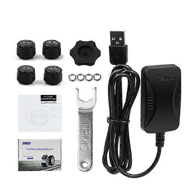 NEW USB Android TPMS tire pressure monitor/Android navigation tire pressure monitoring alarm system/wireless transmission