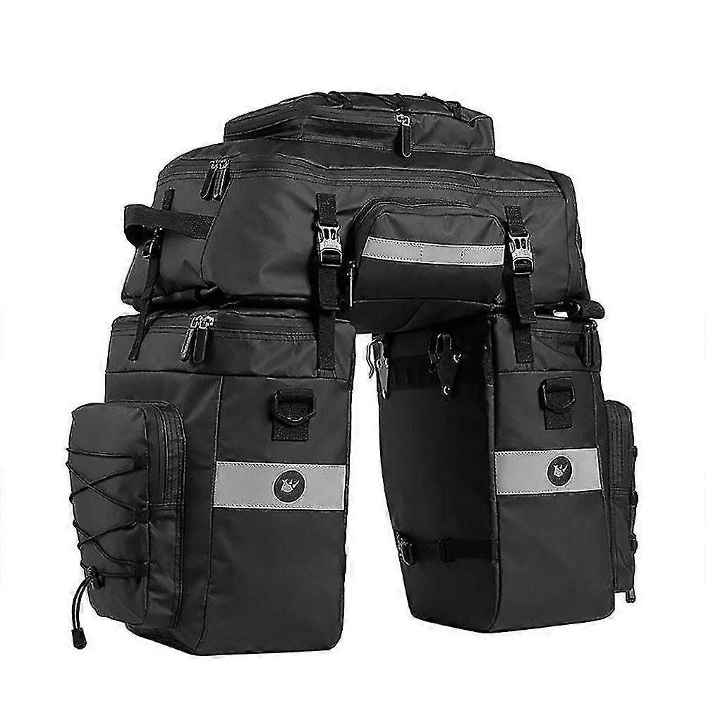 3 in 1 Fahrrad Gepäckträger Hecksitz Packtaschen Multifunktional Wasserdicht Doppelseite Kofferraum Taschen Tragetaschen