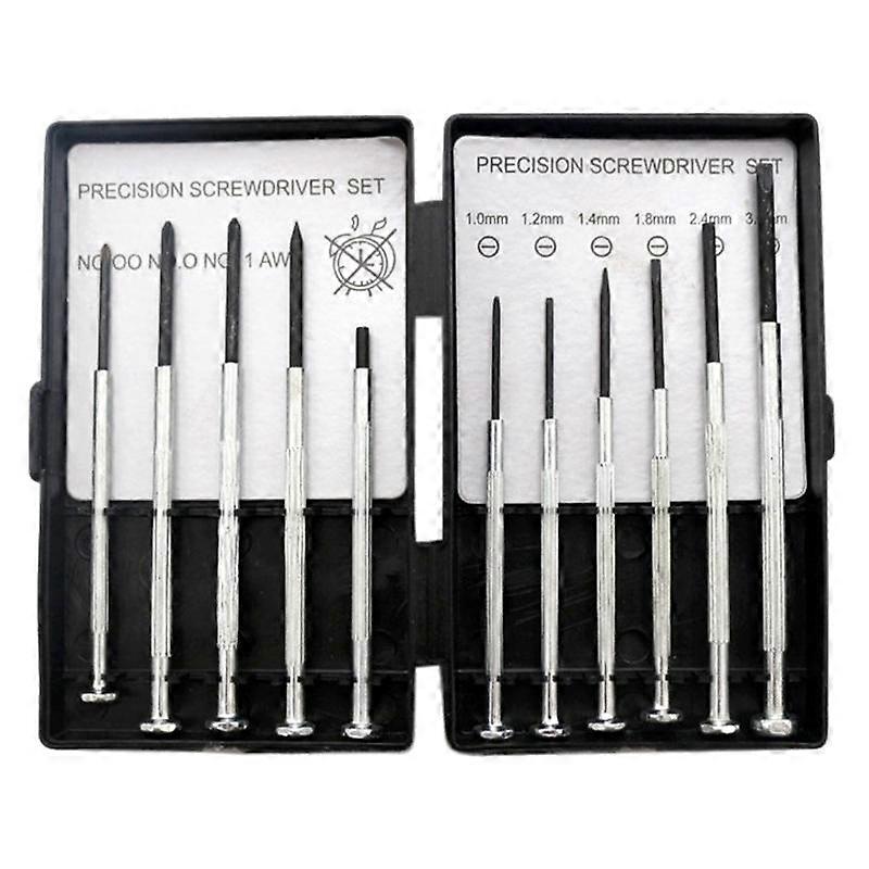 11Pcs Precision Mechanical Screwdriver Sets are Suitable for Electronic Products, Clock Tools, Model Making and Glasses.