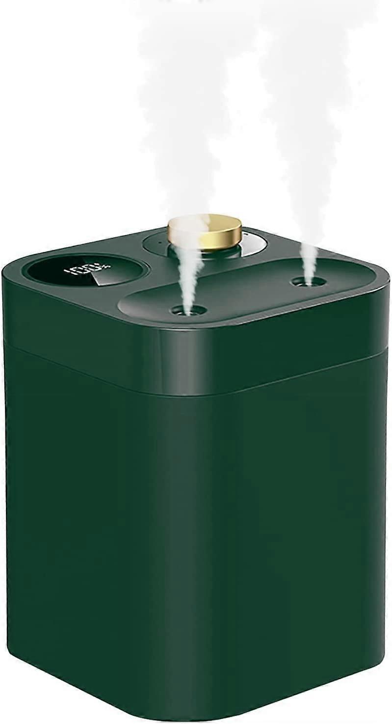 Dww-Petit humidificateur d'air sans fil, double buses silencieuses de 28 dB et 5 modes de pulvrisation humidificateur  brume froide avec indicateur d'