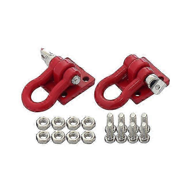 RC Car Metal Trailer Tow Hook for 1/10 RC Crawler TRX4 TRX6 Axial SCX10 Redcat MST RGT