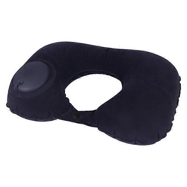 1pc Travel Pillows Airplanes Inflatable Super Light Portable Neck Travel Pillows U-Shape Automatic Inflatable Cervical Vertebr Travel Pillows