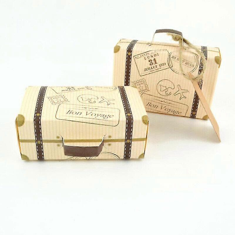 50 Stuks Koffer Candy Box Suitcase Candy Packaging Box