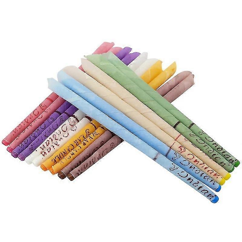 شموع الأذن ، شموع الأذن - مزيل شمع الأذن - مخاريط شمعة شمع العسل مع أقراص واقية للعناية بالأذن 32 قطعة