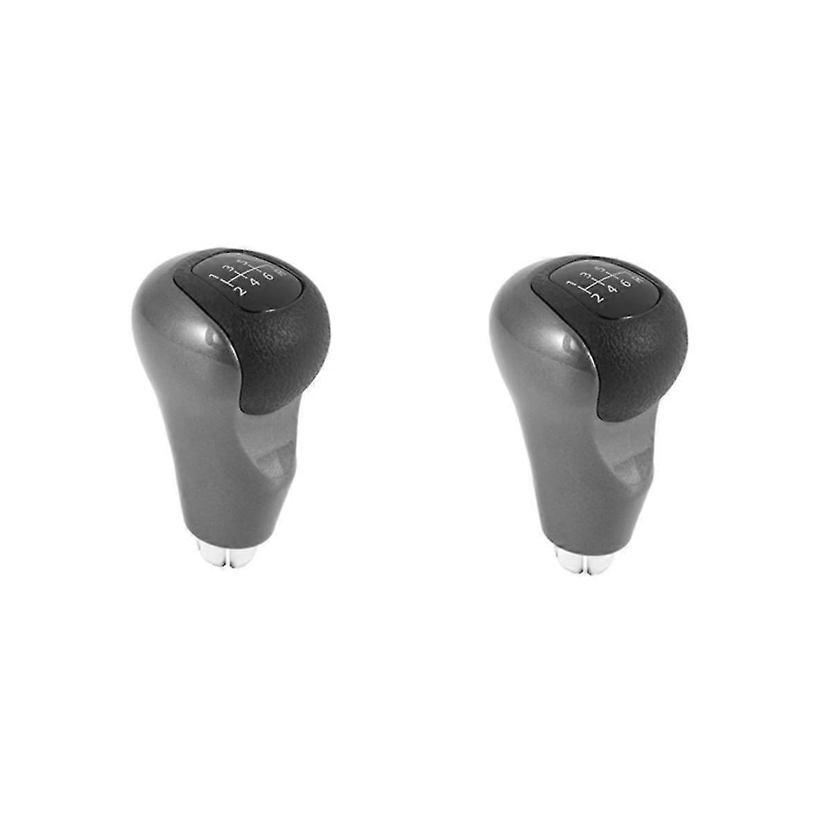 2 Pcs 6 Speed Mt Car Gear Shift Knob Stick Ball Head Change Lever Knob For Dx Ex Lx 2006-2011 54102