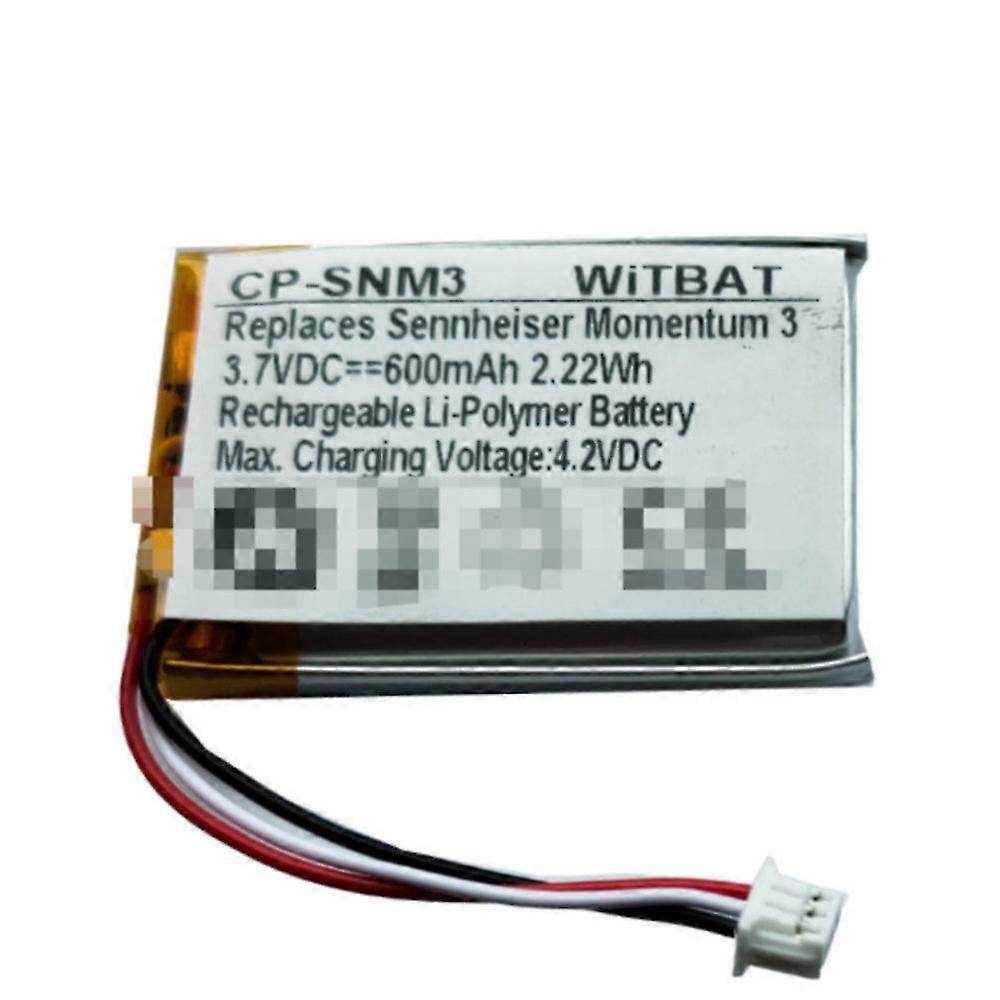 Unique Compatible With 3.7v 600mah Battery, Compatible With Sennheiser Momentum 3 Cp-snm3 Momentum True Wireless, Momentum True Wireless 2 Wireless Ea