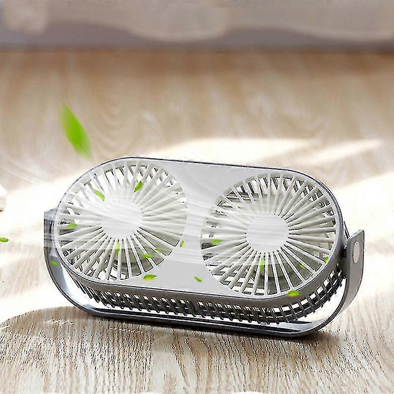 Double Head Fan 360 Adjustable Usb Mini Aromatherapy Fan
