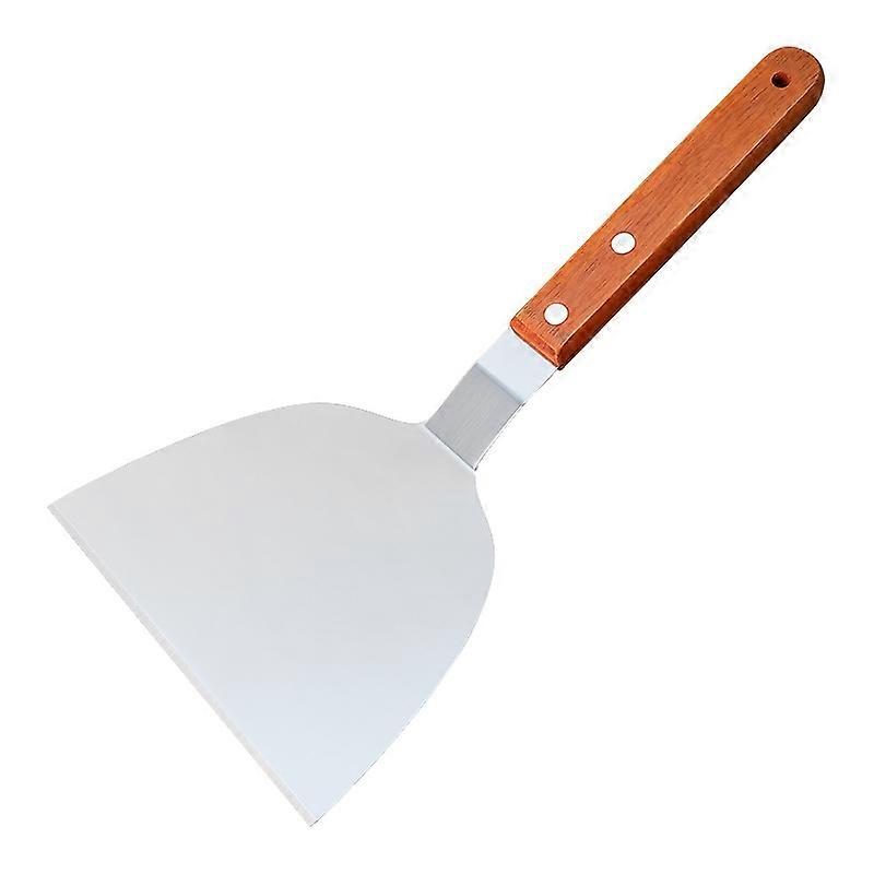 Hamburger spatula with wooden handle, for grill and plancha, 26 cm