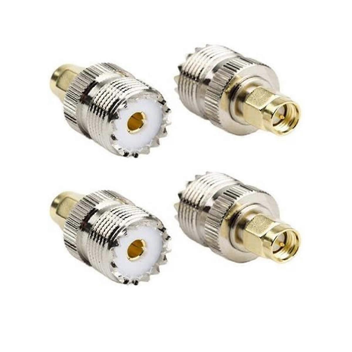 4pcs Uhf Buchse So-239 So239 zu Stecker RF Koaxial Adapter Stecker