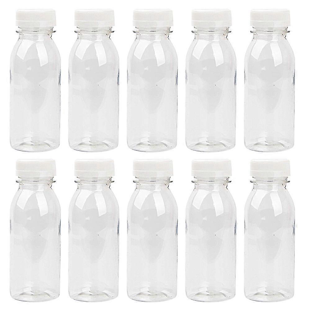 12-PCer Smoothiebeholdere Lokk Drikkeflasker Plastdrikkeflasker Plastflasker