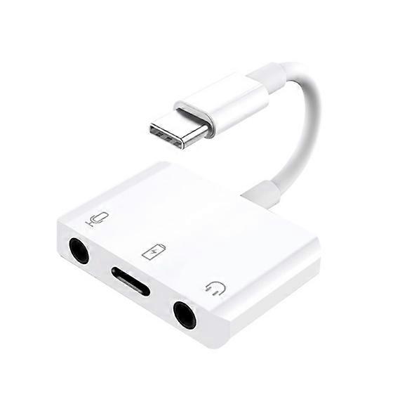 Adapter，3in 1 Type C External Stereo Sound Adapter Charger Converter Widecompatibility