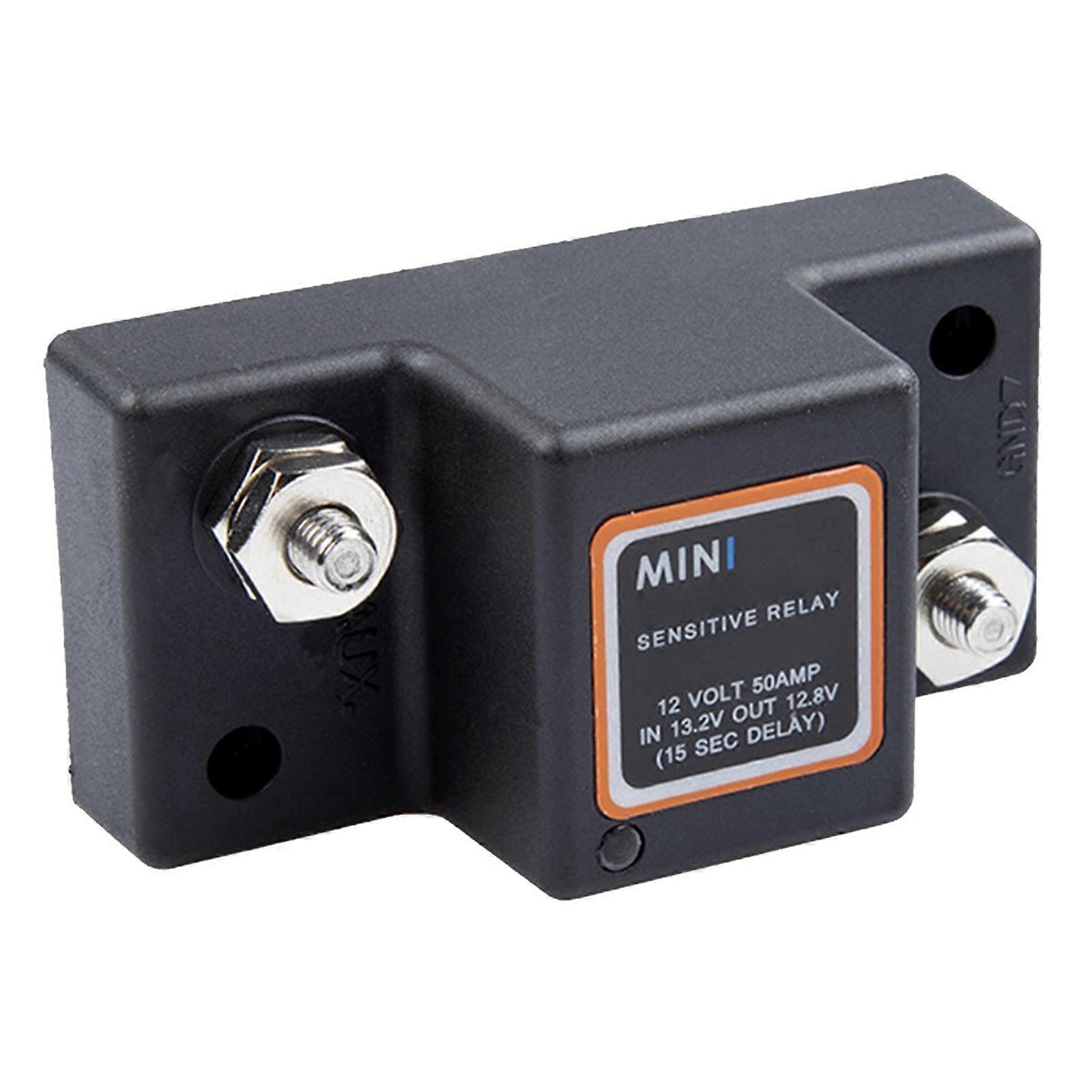 12V 50A Durable Dual Battery Isolator UTV ATV Mini Voltage Sensitive Relay