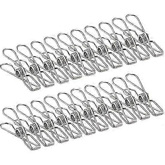 Set van 100 RVS wasknijpers